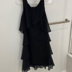Black tiered dress size 10 from Macys